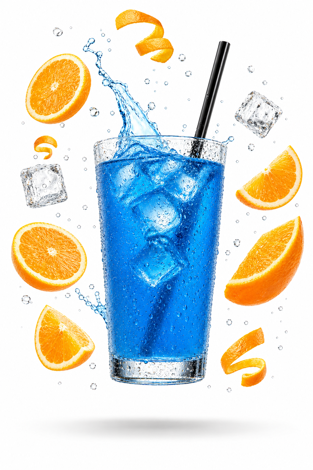 sirop de curaçao bleu