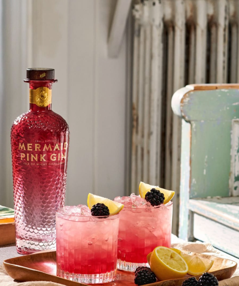 mermaid pink gin